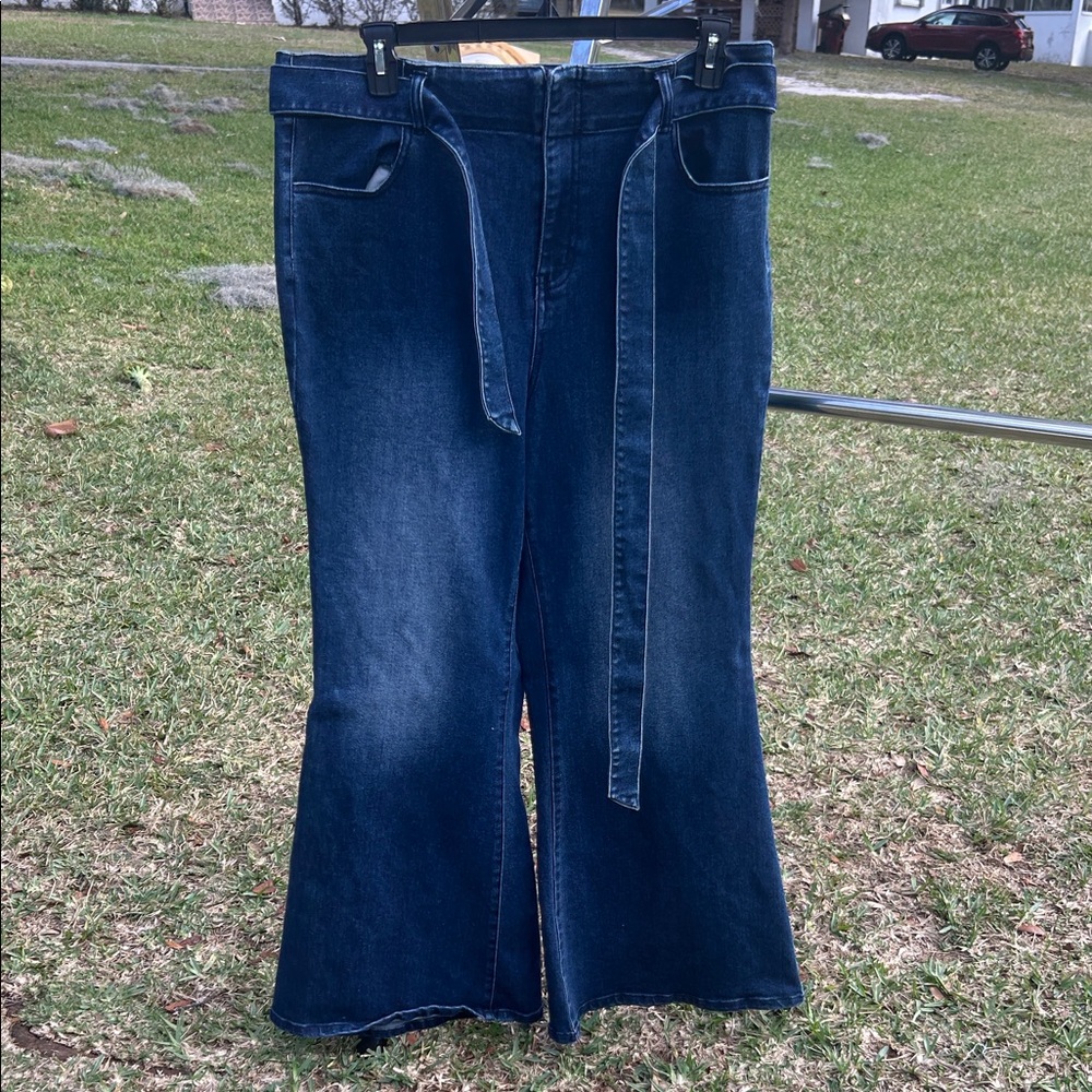 Versona Dark Blue Flare Jeans